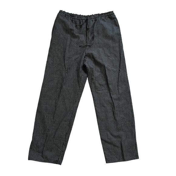 Liz Claiborne Pants - Liz Claiborne Liz Sport‎ Gingham Pants Petite Medium Wide Leg Casual